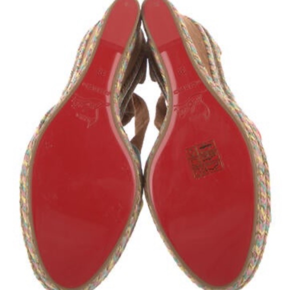 Christian louboutin Lagoadonna Espadrilles sz 36 - Picture 3 of 5